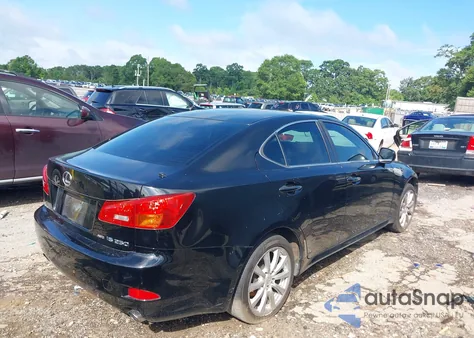 2006 Lexus Is 250 z USA, uszkodzony, nr VIN JTHCK262362007273